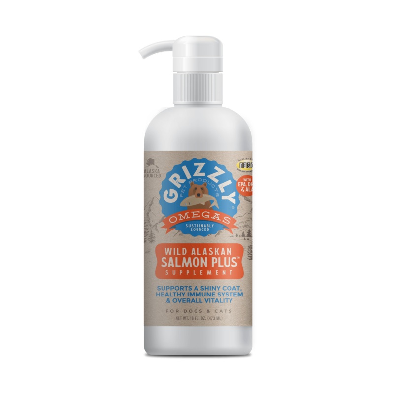 Grizzly Dog Cat Salmon Oil Plus