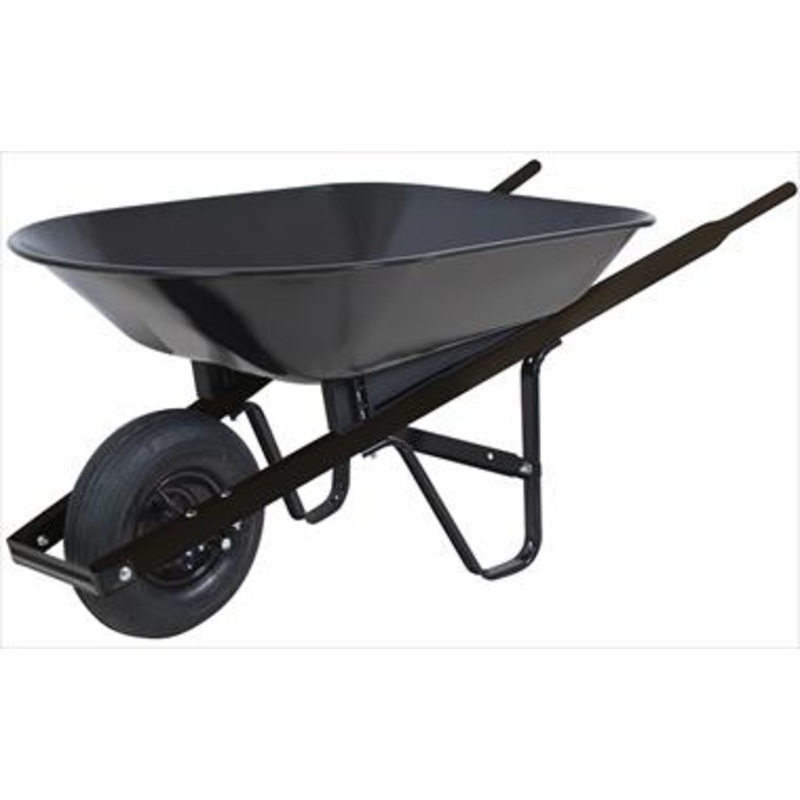 Union Tools 4 cubic foot steel wheelbarrow