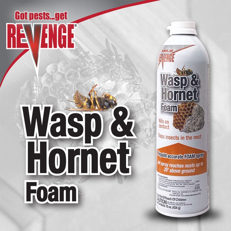 Bonide REVENGE Wasp & Hornet Foam Aerosol 15 oz.