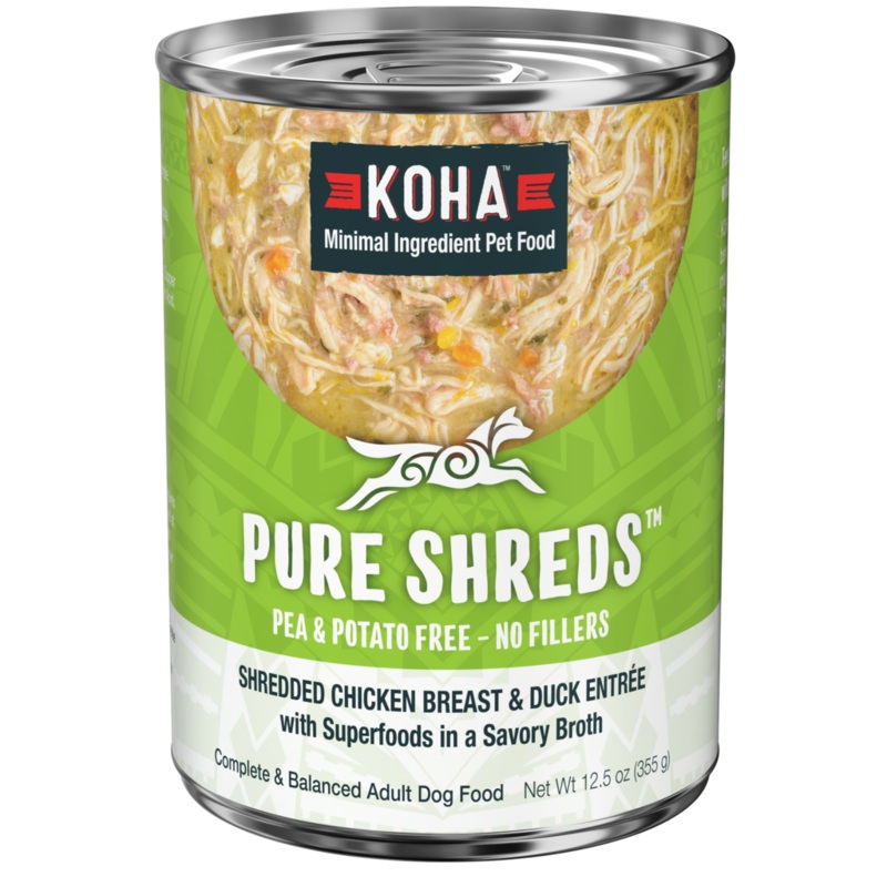 KOHA Dog GF Shredded Chicken Duck 12.5oz