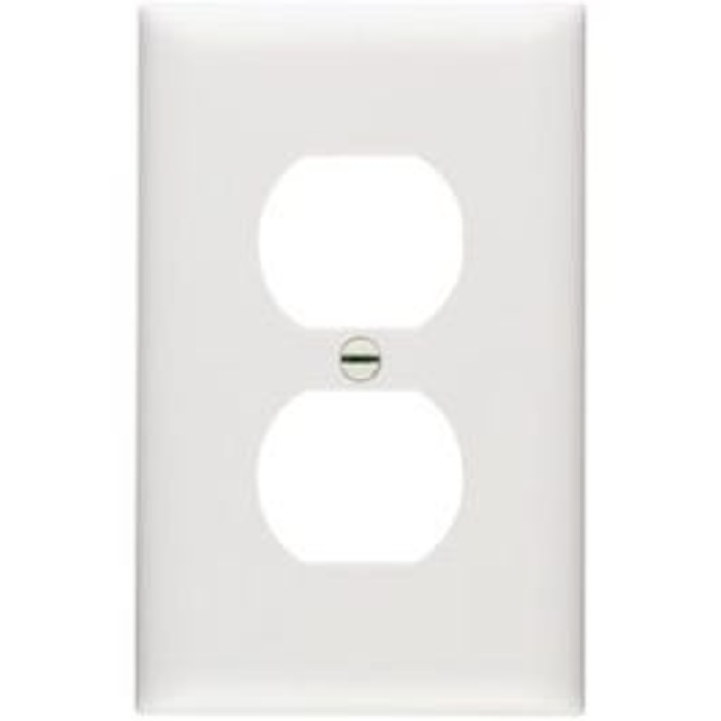 10-Pack White 1-Duplex Nylon Wall Plates