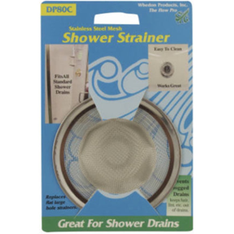 STAINLESS STEEL MESH SHOWER STRAINER