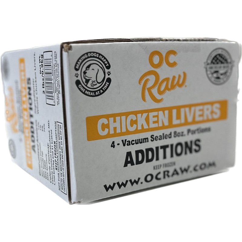 OC Raw Dog Chicken Livers Additions