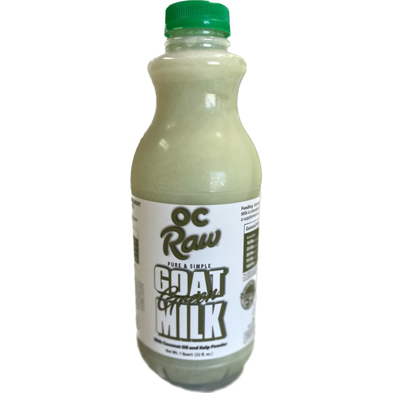 OC Raw Dog Frozen Green Goat Milk