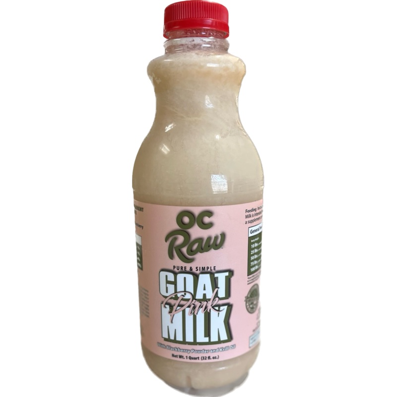 OC Raw Dog Frozen Pink Goat Milk