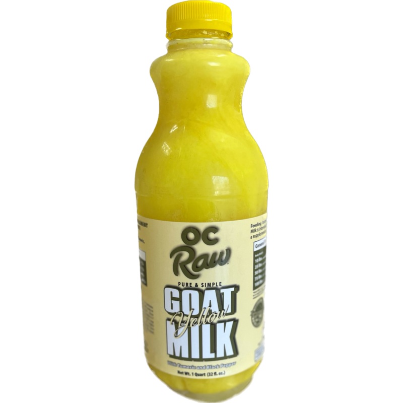 OC Raw Dog Frozen Yellow Goat Milk