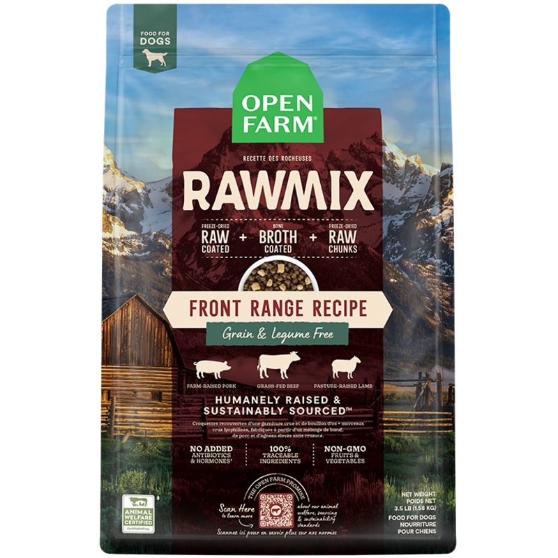 Open Farm Front Range Grain-Free RawMix for Dogs