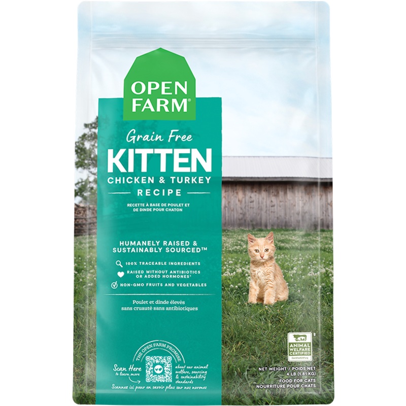 Open Farm Kitten Grain-Free Chicken & Turkey Recipe Dry Cat Food