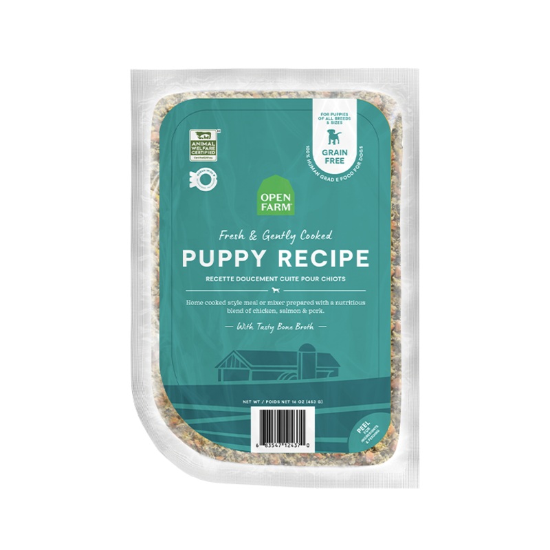 Open Farm Puppy Gently Cooked Recipe Frozen Dog Food