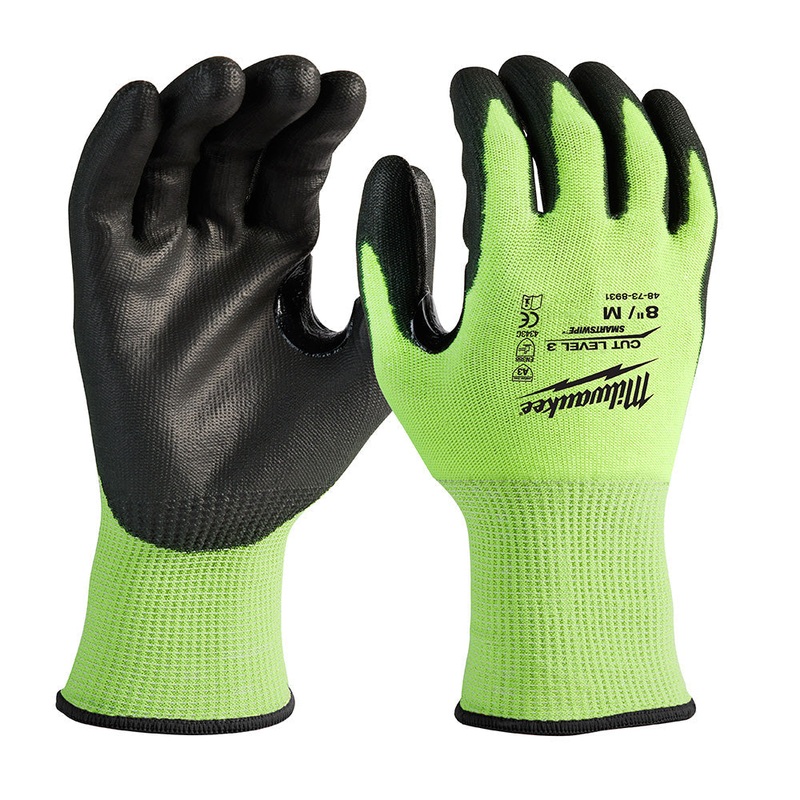High Visibility Cut Level 3 Polyurethane Dipped – M