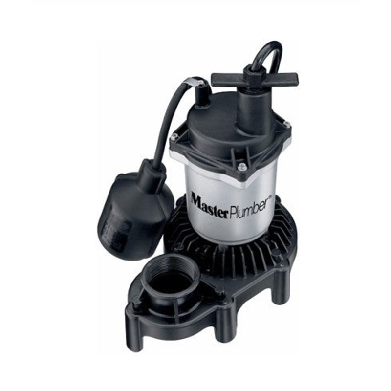 Master Plumber 1/3-HP Sump Pump Zinc & Plastic