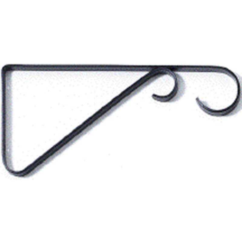 BRACKET WHITE 9 IN 6/72