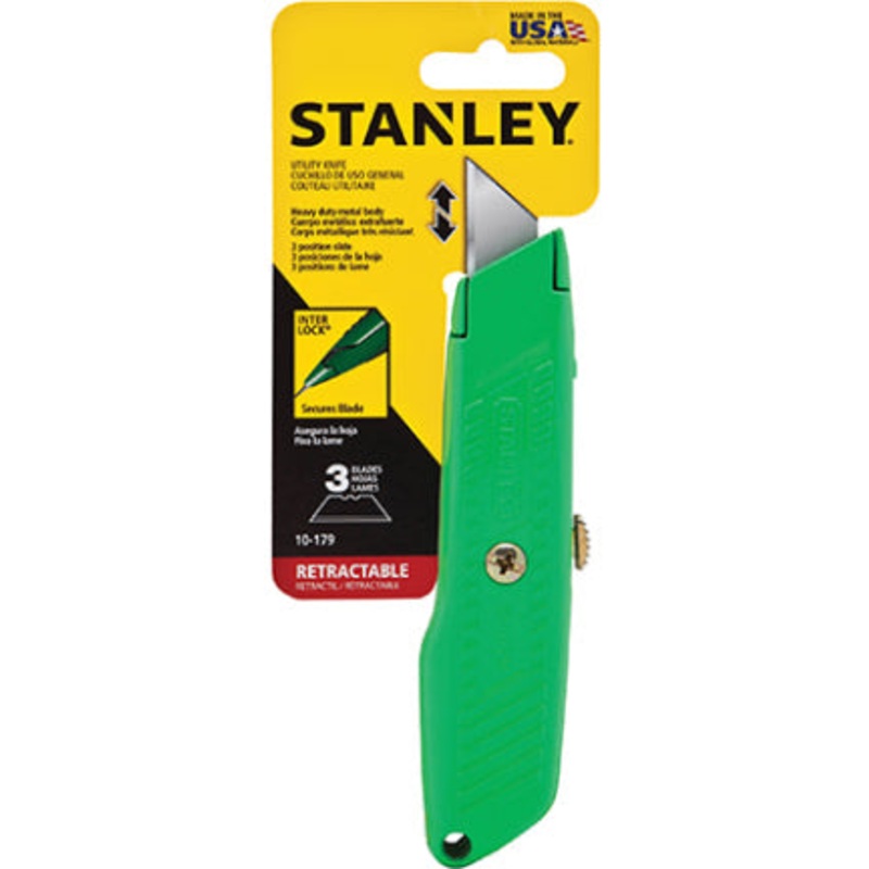 HI-VIS INTERLOCK  (T.M.) UTILITY KNIFE
