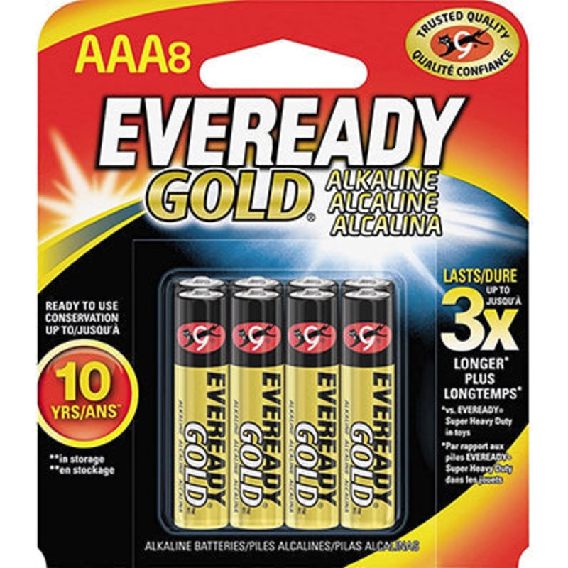 EVEREADY GOLD AAA8 PACK