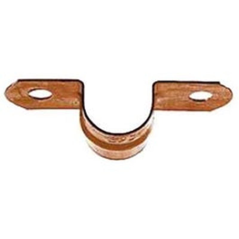 Pipe Fitting, Copper Tube Strap, 1-In., 5-Pk.