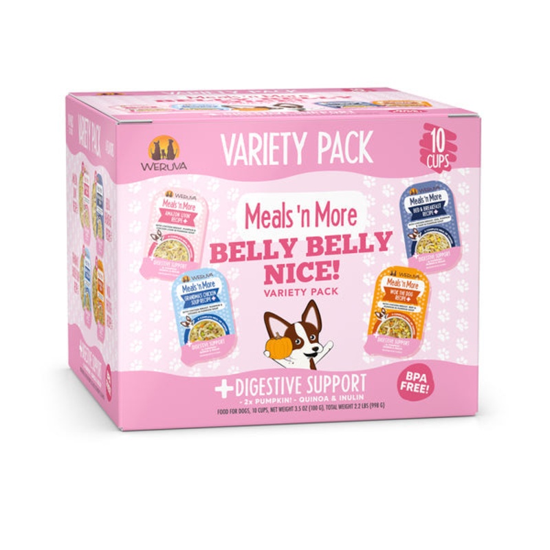 Weruva Meals ‘n More Belly Belly Nice! Digestive Support Variety Pack Dog Food
