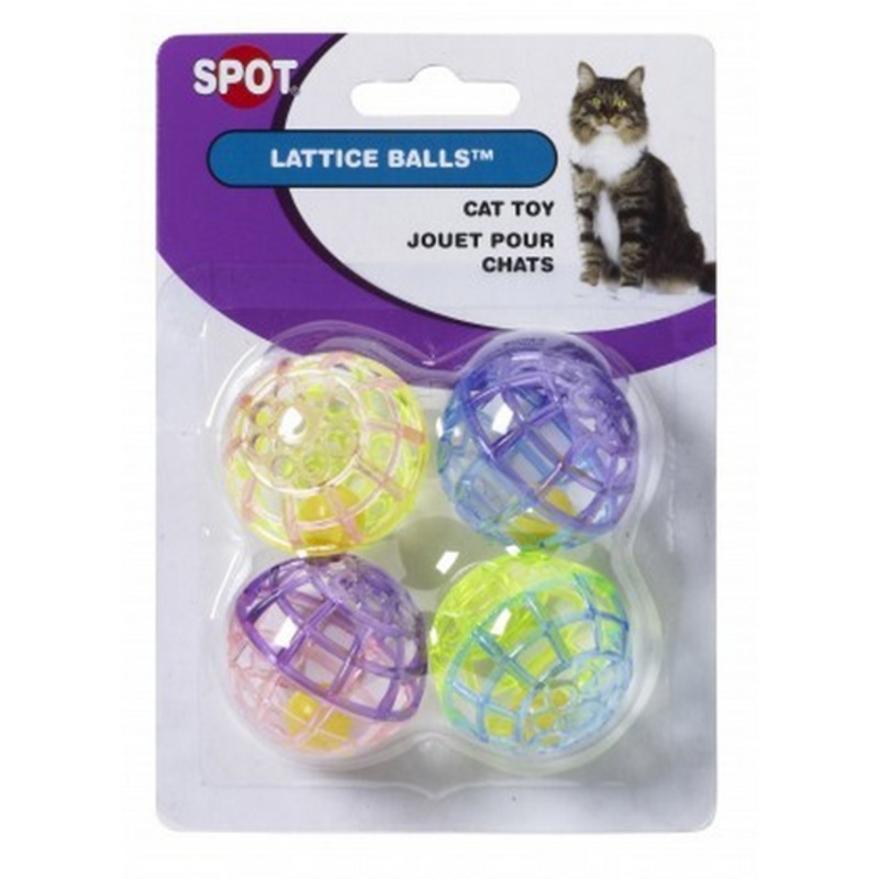 Ethical Pet SPOT Lattice Ball with Bell Cat Toy