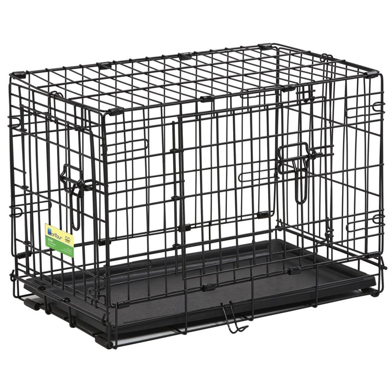 Midwest Contour Double-Door Folding Dog Crates