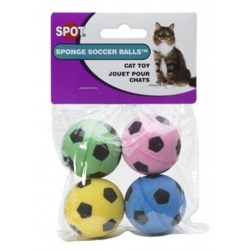 Ethical Pet SPOT Sponge Soccer Balls Cat Toy
