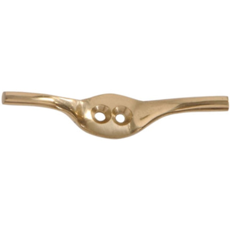 3-3/4 SOLID BRASS ROPE CLEAT