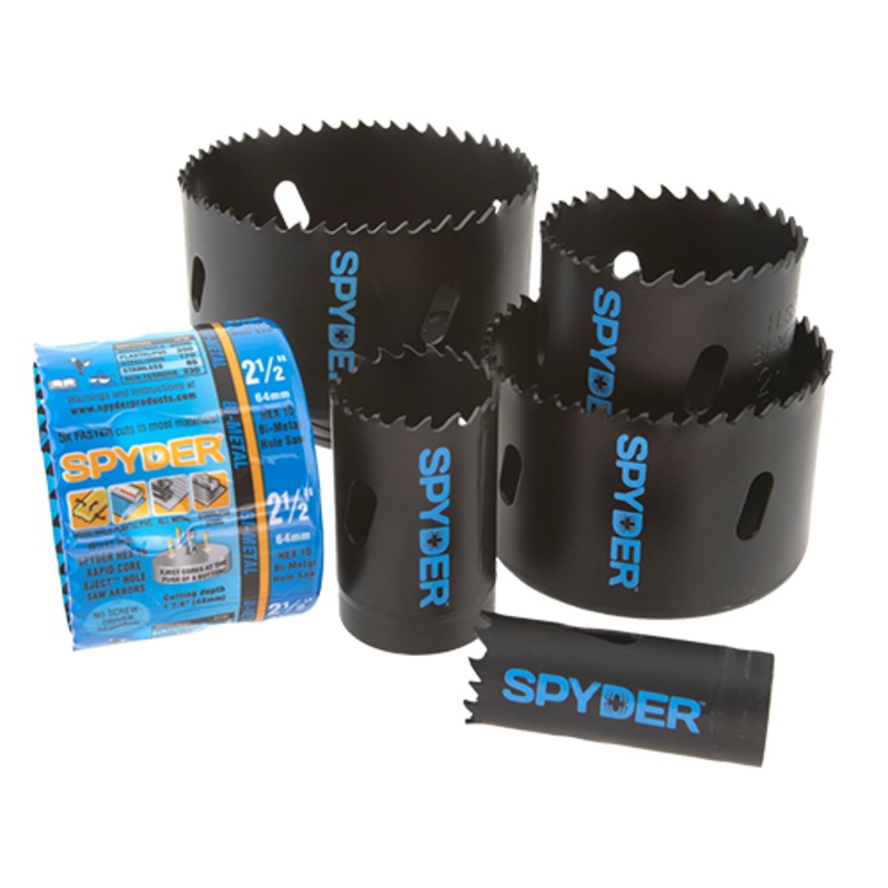Spyder Rapid Core Eject Bi-Metal Hole saws