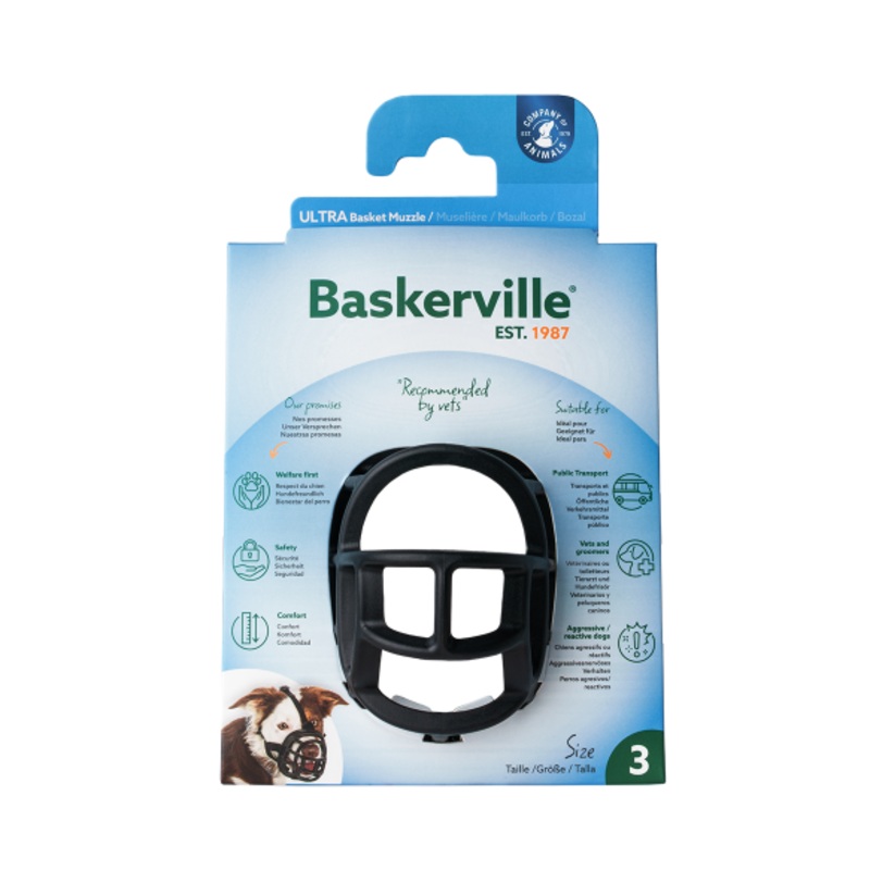 The Company of Animals Baskerville Ultra Muzzle for Dogs