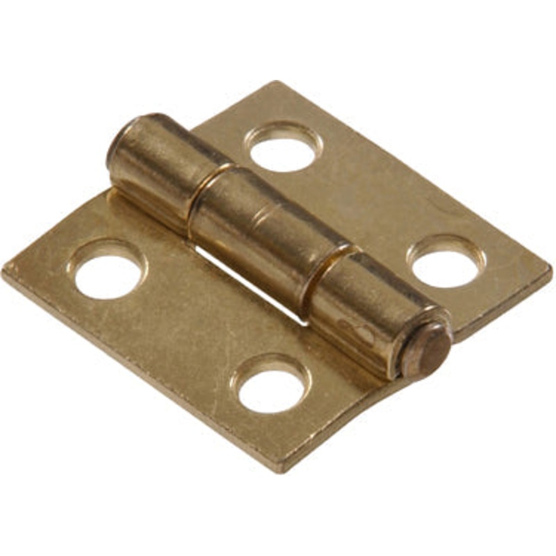 2-1/2  BRASS PLATED LT NARROW HINGE