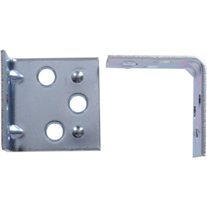 2-1/2  ZINC PLATED DBL CORNER BRACE