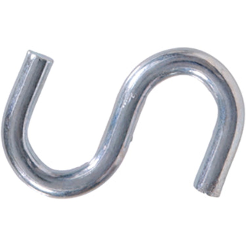 2 ZINC PLATED S-HOOK