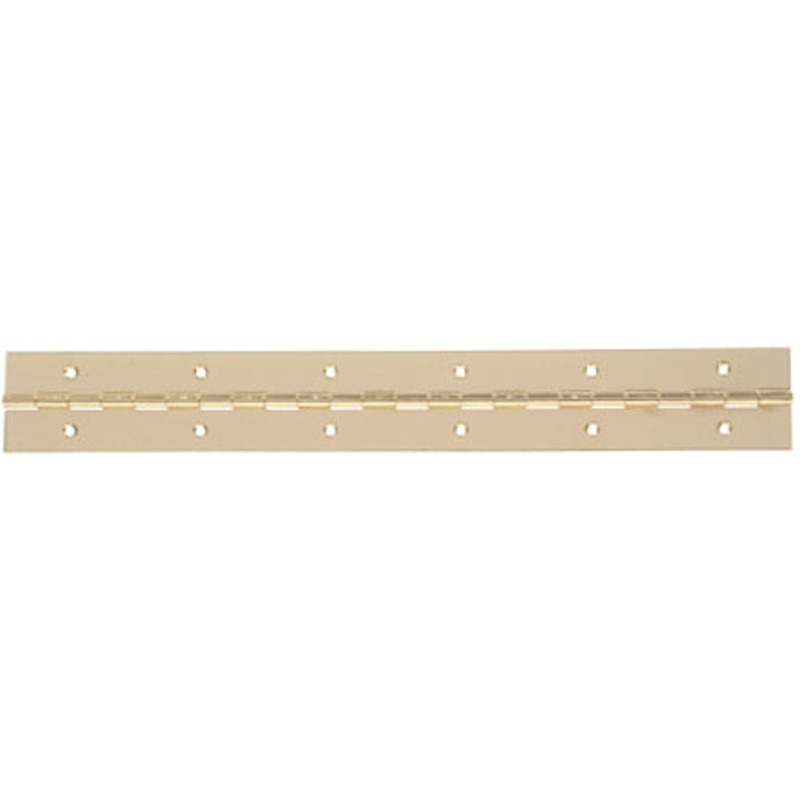 30X1-1/2  BRASS PLATED CONT HINGE