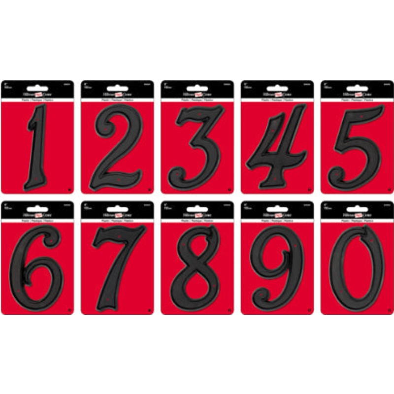 6  BLACK NUMBER 8