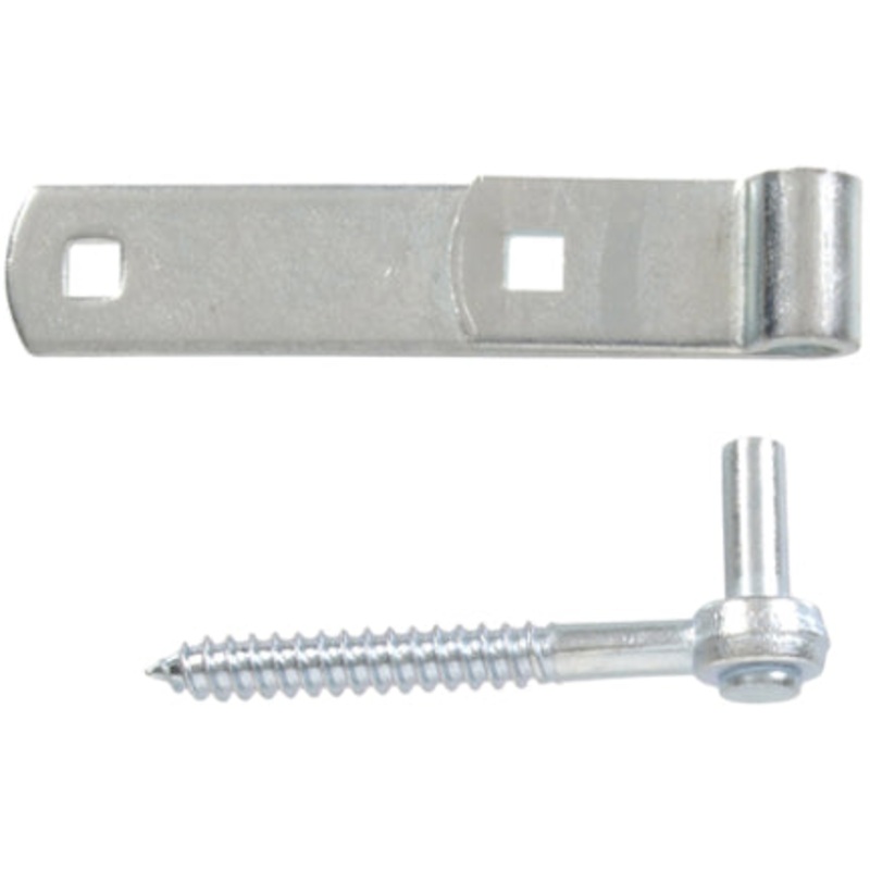 6  ZINC PLATED 2 HK STRAP HINGE/PK