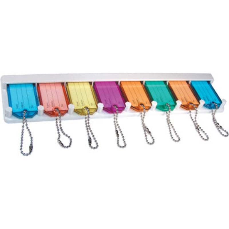 ASSORTED COLORS KEY RACK