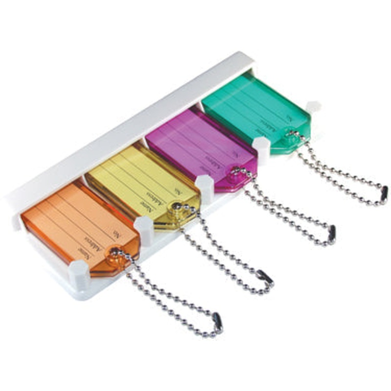 ASSORTED COLORS KEY TAGS