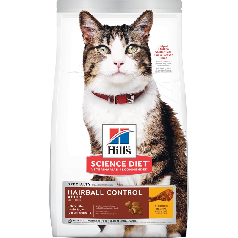 Hill’s Science Diet Adult Hairball Control cat food