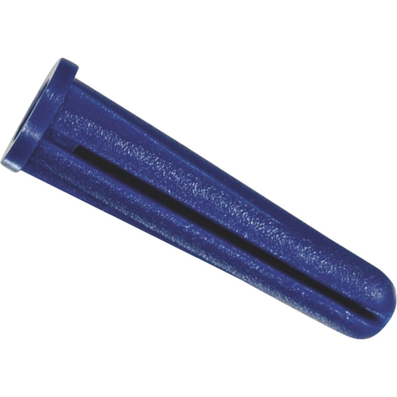 Hillman #14 – #16 Thread x 1-1/2 In. Blue Conical Plastic Anchor (20 Ct.)