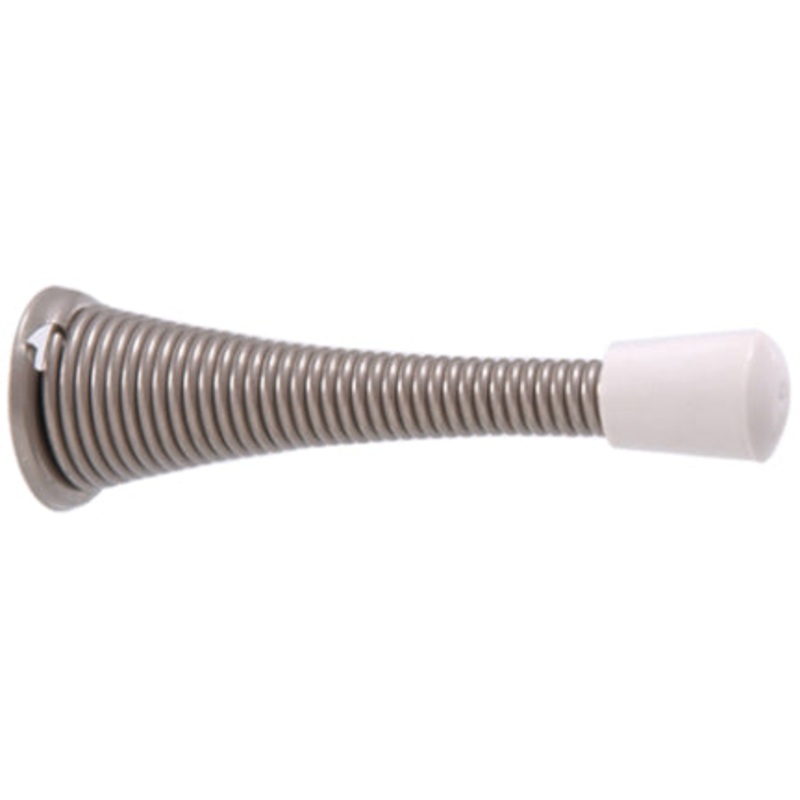 SATIN NICKEL SPRG DOOR STOP