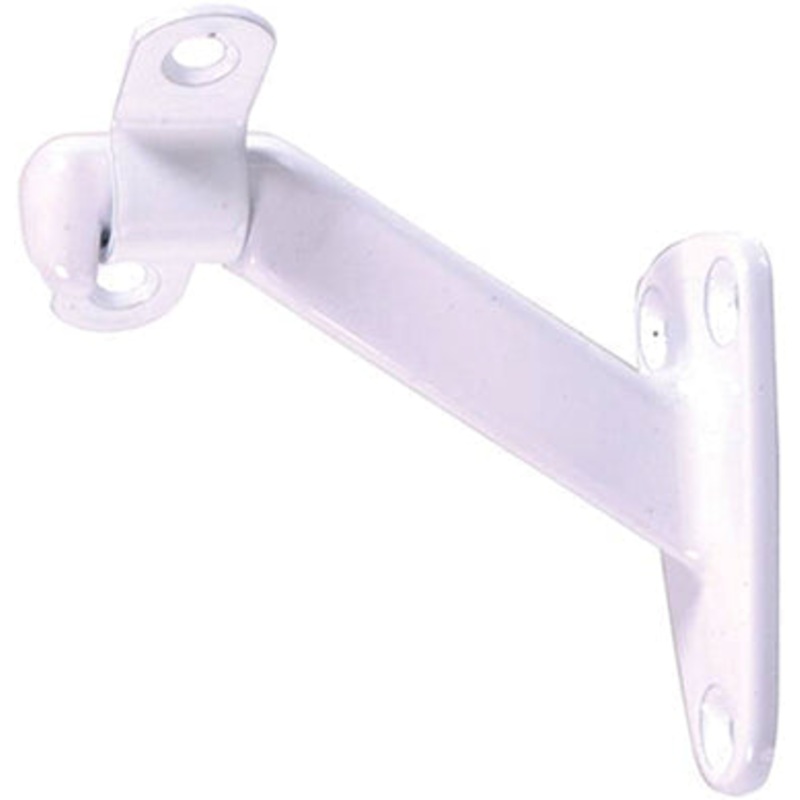 WHITE HANDRAIL BRCKT