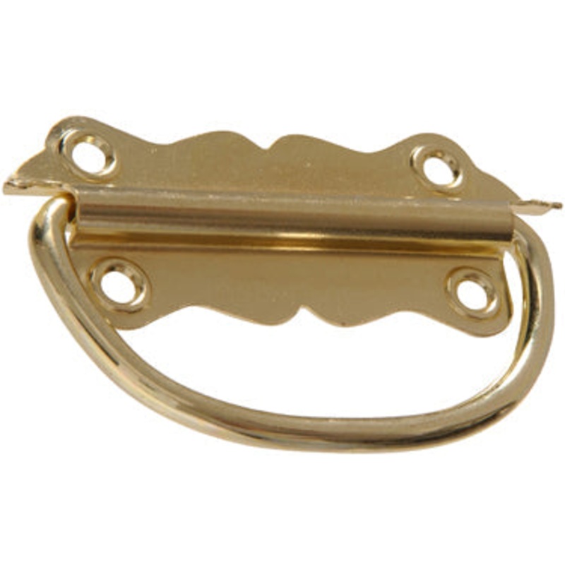 3-1/2  BRASS PLATED CHESTHANDLE