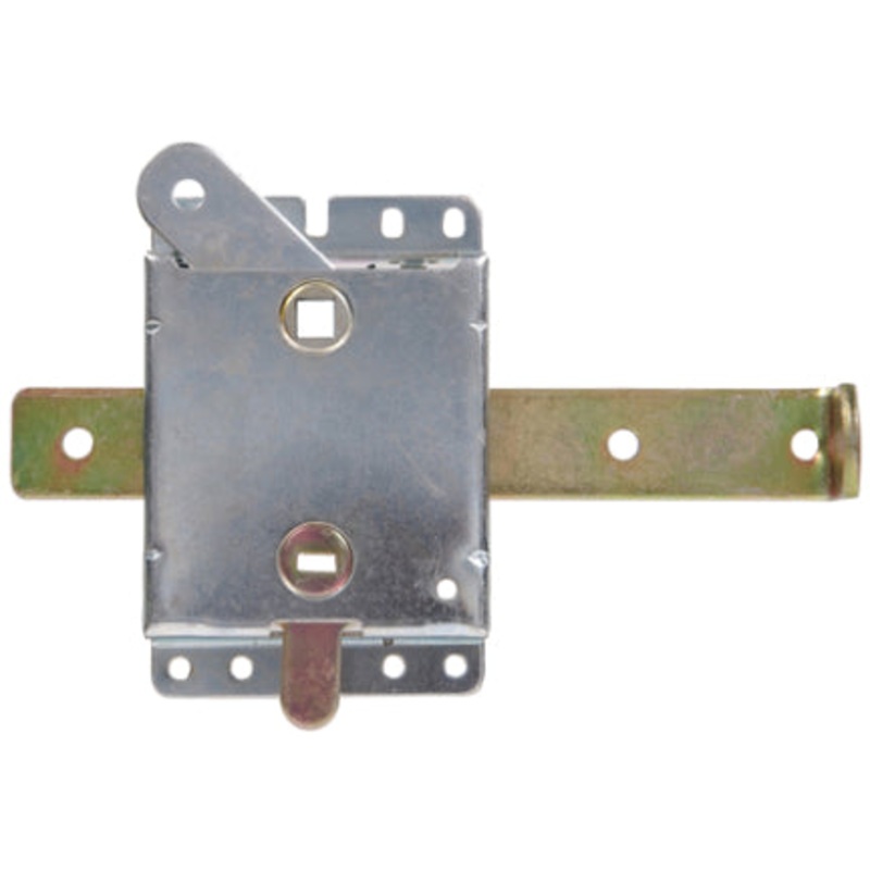 7-1/2  ZINC PLATED GRGE DR SDE LCK