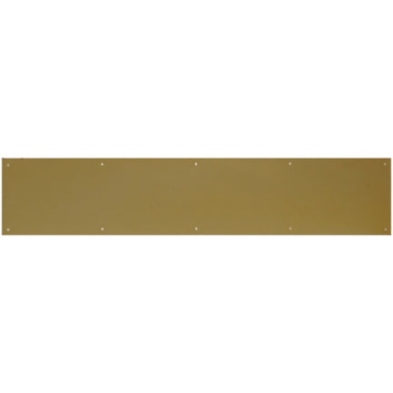 8 X34  SOLID BRASS KICK PLATE