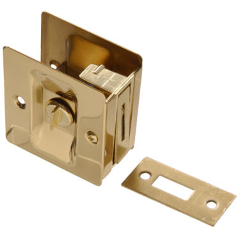 SOLID BRASS POCKET DR LATCH