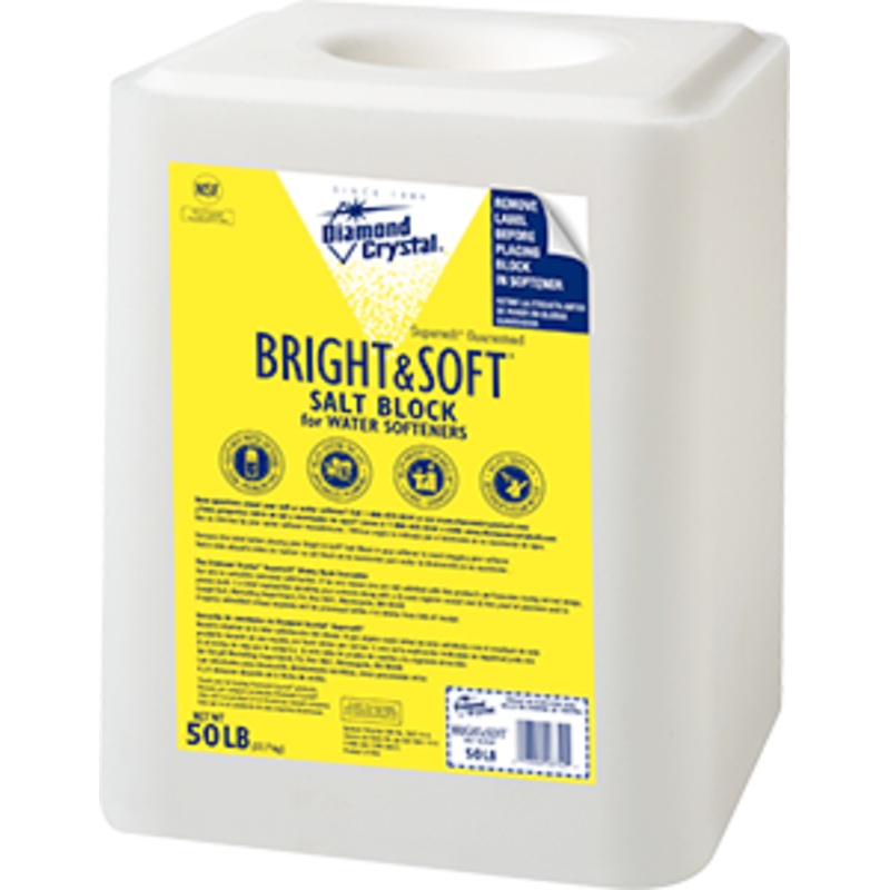 Diamond Crystal BRIGHT & SOFT WATER SOFTENER SALT BLOCK