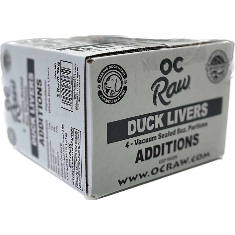 OC Raw Dog Duck Liver Additions