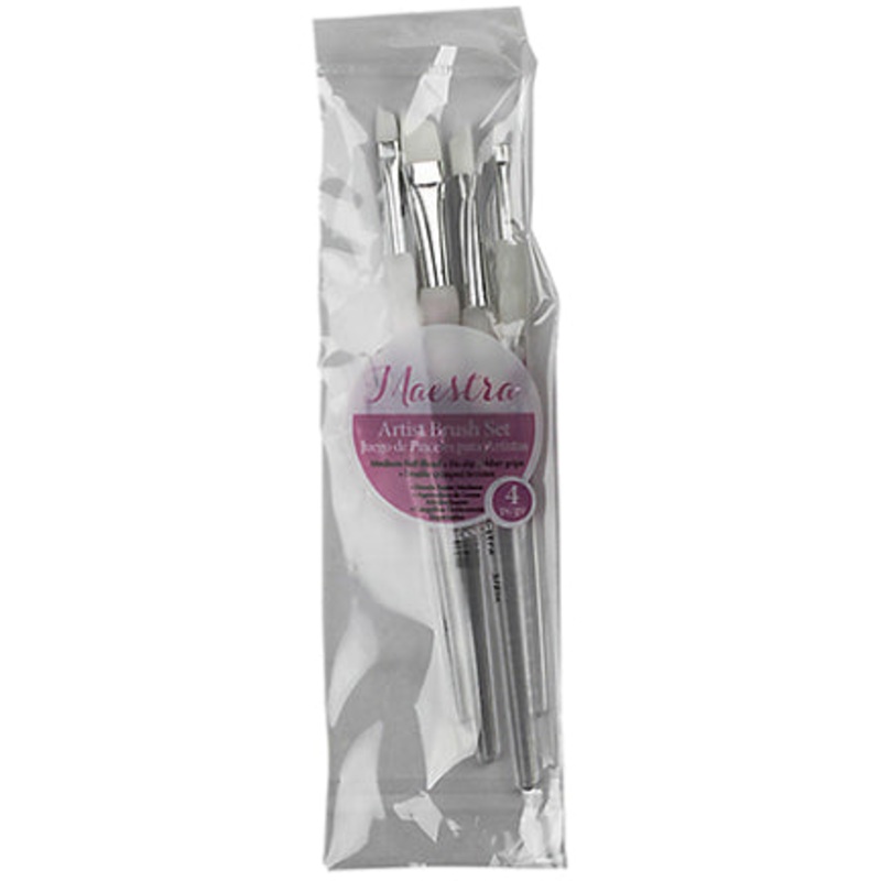 4044 ARTIST BRUSH SET WTT TAKLON 4PC