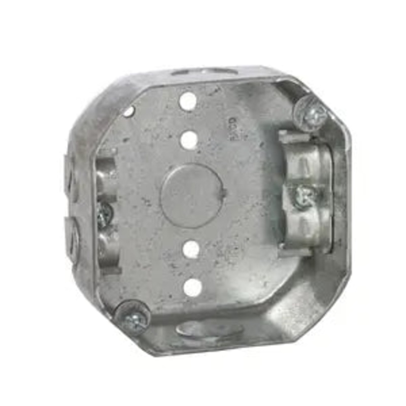 Hubbell Octagon Box, Drawn KO’s & NMSC Clamps