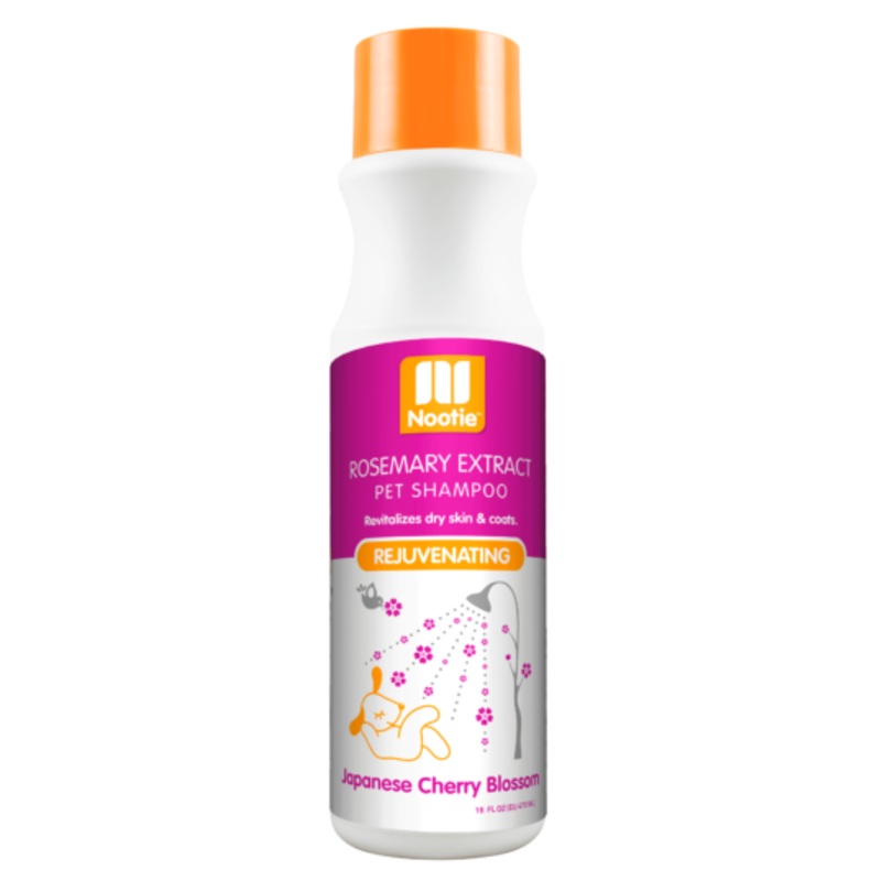 Nootie Rosemary Extract Rejuvenating Japanese Cherry Blossom Shampoo for Dogs