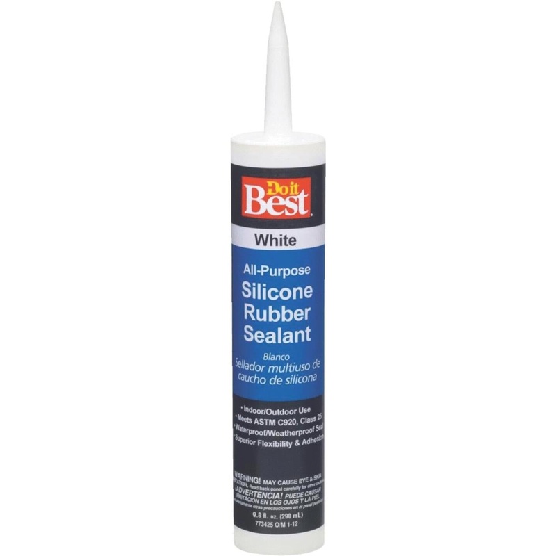 Do it Best 9.8 Oz. All-Purpose Silicone Sealant, White