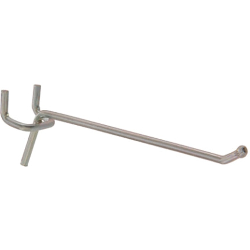 HOOK SINGLE PEG . 148 X 4 IN ZINC