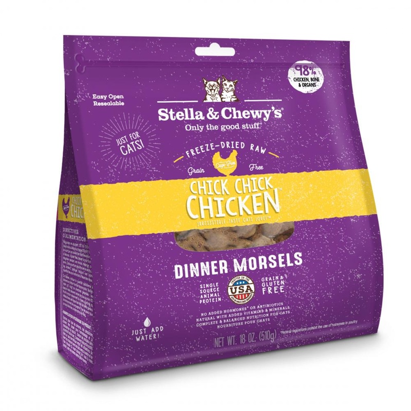 Stella & Chewy’s Freeze-Dried Dinner Morsels Chick Chick Chicken Cat Food